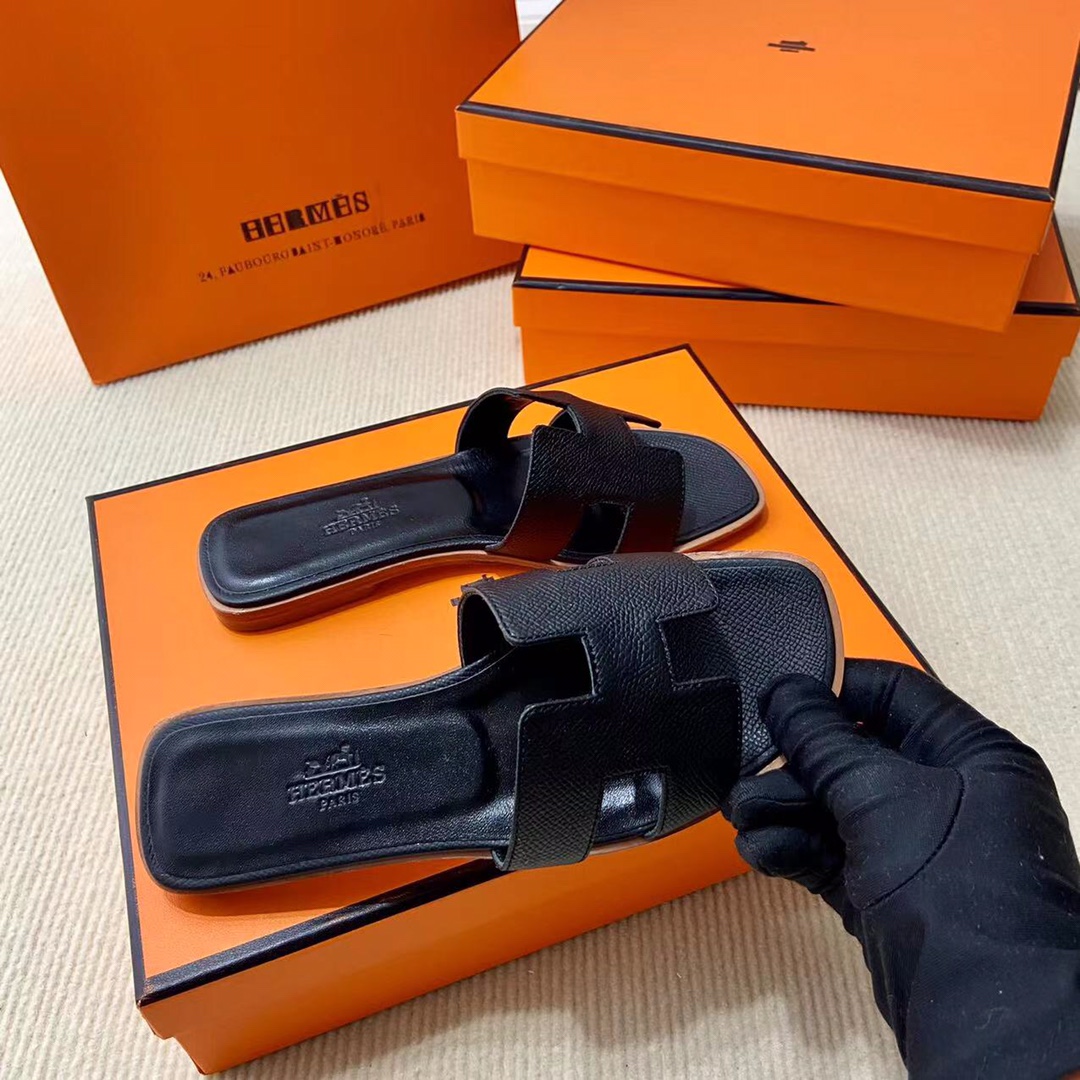 에르메스 올수공 오란 슬리퍼 샌들 앱송 68